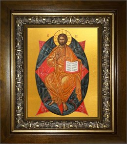 Спас в Силах 18х24 в киоте 24х30 km_25_1571