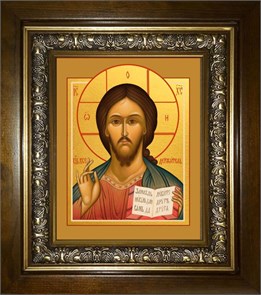 Господь Вседержитель 18х24 в киоте 24х30 km_25_1577