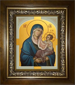 Божия Матерь 18х24 в киоте 24х30 km_25_1602