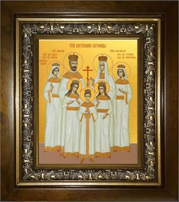 Царственные страстотерпцы 18х24 в киоте 24х30 km_25_1653