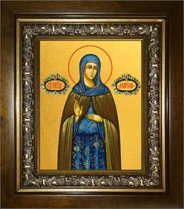 Преподобная Марина Берийская (Македонская), дева 18х24 в киоте 24х30 km_25_1755