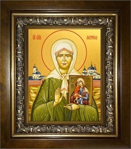 Матрона Московская блаженная 18х24 в киоте 24х30 km_25_1764