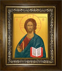 Господь Вседержитель 18х24 в киоте 24х30 km_25_1869