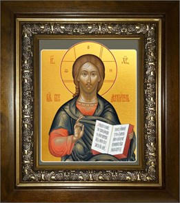 Господь Вседержитель 18х24 в киоте 24х30 km_25_1872