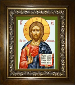 Господь Вседержитель 18х24 в киоте 24х30 km_25_1882