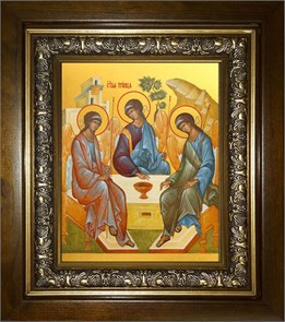 Святая Троица 18х24 в киоте 24х30 km_25_1885