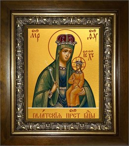 Галатская икона Божией Матери 18х24 в киоте 24х30 km_25_1961