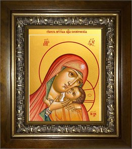 Касперовская икона Божией Матери 18х24 в киоте 24х30 km_25_1985