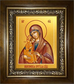 Миасинская икона Божией Матери 18х24 в киоте 24х30 km_25_2005