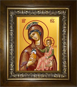 Тучная Гора, икона Божией Матери 18х24 в киоте 24х30 km_25_2036
