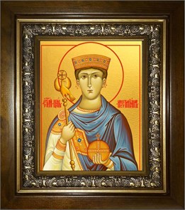 Иустиниан царь 18х24 в киоте 24х30 km_25_2052