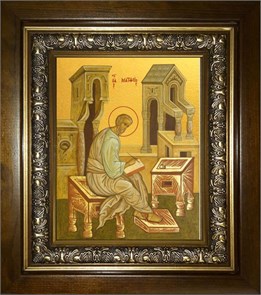 Матфей (Матвей) Апостол 18х24 в киоте 24х30 km_25_2060