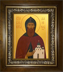 Даниил Московский благоверный князь 18х24 в киоте 24х30 km_25_2062