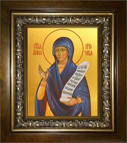 Анна Пророчица 18х24 в киоте 24х30 km_25_2077