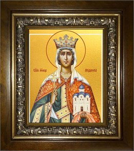 Людмила мученица, княгиня Чешская 18х24 в киоте 24х30 km_25_2092