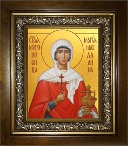 Мария Магдалина равноапостольная, мироносица 18х24 в киоте 24х30 km_25_2101