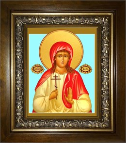 Алла Готфская мученица 18х24 в киоте 24х30 km_25_2121