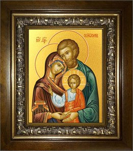 Святое Семейство 18х24 в киоте 24х30 km_25_2139