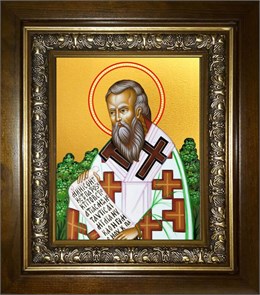 Мирон Чудотворец, епископ Критский, святитель 18х24 в киоте 24х30 km_25_2152