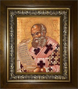 Афанасий Великий Александрийский, святитель 18х24 в киоте 24х30 km_25_2171