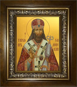 Тихон Задонский, святитель 18х24 в киоте 24х30 km_25_2174