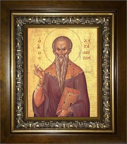 Харлампий Магнезийский 18х24 в киоте 24х30 km_25_2176