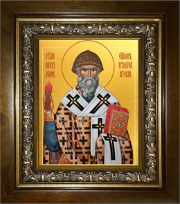 Спиридон Тримифунтский 18х24 в киоте 24х30 km_25_2179