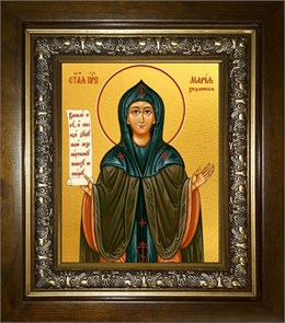 Мария Хиданская, блаженная 18х24 в киоте 24х30 km_25_2201
