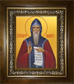 Георгий Хозевит преподобный 18х24 в киоте 24х30 km_25_2211