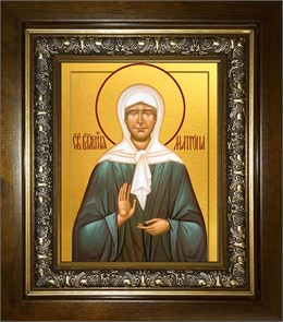 Матрона Московская блаженная 18х24 в киоте 24х30 km_25_2219