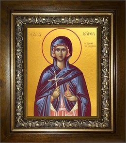 Марфа Вифанская праведная,мироносица 18х24 в киоте 24х30 km_25_2225