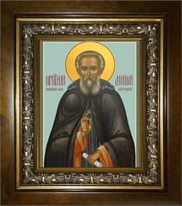 Димитрий Прилуцкий преподобный 18х24 в киоте 24х30 km_25_2232