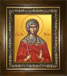 Марина великомученица 18х24 в киоте 24х30 km_25_2253