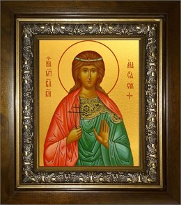 Анастасия Романова страстотерпица 18х24 в киоте 24х30 km_25_2260