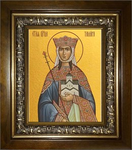 Тамара благоверная царица 18х24 в киоте 24х30 km_25_2273