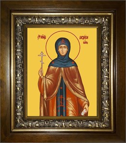 Феодосия Константинопольская 18х24 в киоте 24х30 km_25_2313