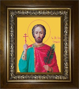 Иоанн Новый, Сочавский, великомученик 18х24 в киоте 24х30 km_25_2392