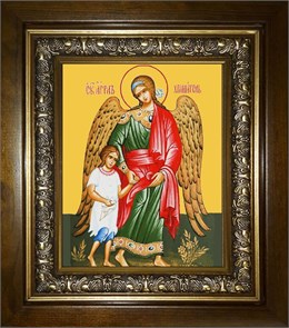 Ангел Хранитель 18х24 в киоте 24х30 km_25_2412