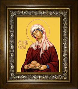 Сарра Святая Праведная 18х24 в киоте 24х30 km_25_2421