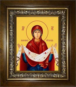 Покров Пресвятой Богородицы 18х24 в киоте 24х30 km_25_2440