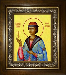 София Слуцкая,княгиня 18х24 в киоте 24х30 km_25_2463