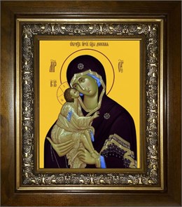 Донская икона Божией Матери 18х24 в киоте 24х30 km_25_2475
