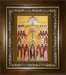Собор новомучеников Белгородских 18х24 в киоте 24х30 km_25_2491