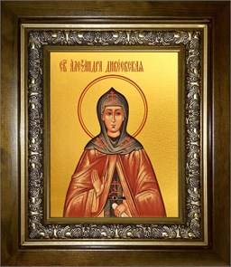 Александра Дивеевская преподобная 18х24 в киоте 24х30 km_25_2509