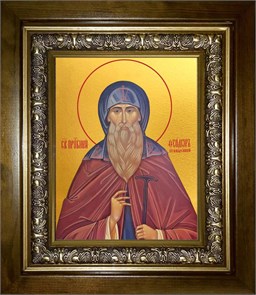 Феодор Освященный, преподобный 18х24 в киоте 24х30 km_25_2654