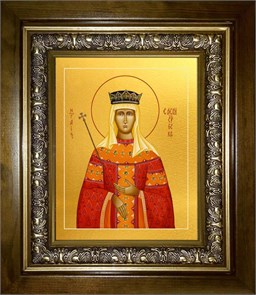 Елена Сербская благоверная царица 14х18 в киоте 20х24 km_25_18