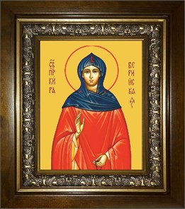 Кира Берийская (Македонская) преподобная 14х18 в киоте 20х24 km_25_35