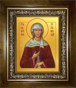 Ксения Петербургская блаженная 14х18 в киоте 20х24 km_25_37