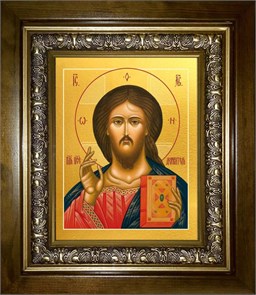 Господь Вседержитель 14х18 в киоте 20х24 km_25_57