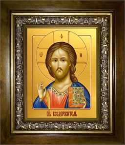Господь Вседержитель 14х18 в киоте 20х24 km_25_59